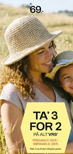Føtex TA' 3 FOR 2 tilbud