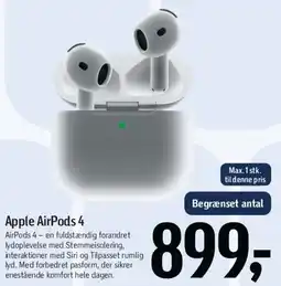 Føtex Apple AirPods 4 tilbud