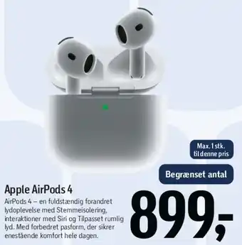 Føtex Apple AirPods 4 tilbud