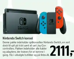 Føtex Nintendo Switch konsol tilbud