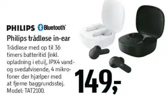 Føtex Philips trådløse in-ear tilbud
