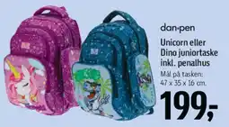Føtex Unicorn eller Dino juniortaske tilbud
