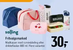 Føtex Fritvalgsmarked - madkasser og drikkeflasker tilbud