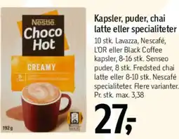 Føtex Kapsler, puder, chai latte eller specialiteter tilbud