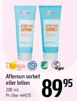 Føtex Aftersun sorbet eller lotion tilbud