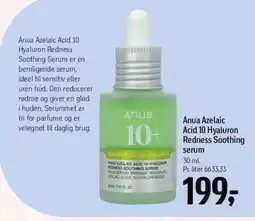 Føtex Anua Azelaic Acid 10 Hyaluron Redness Soothing Serum tilbud