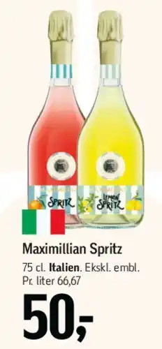Føtex Maximillian Spritz tilbud