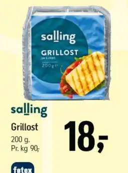 Føtex salling Grillost tilbud