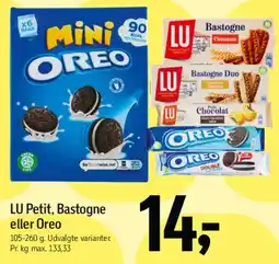 Føtex LU Petit, Bastogne eller Oreo tilbud