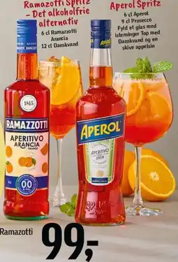 Føtex Aperol, Bottega Limoncino, Ramazzotti Arancia 0% eller Sarti Rosa tilbud