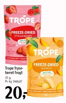 Føtex Tropé frysetørret frugt tilbud