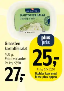 Føtex Graasten kartoffelsalat tilbud