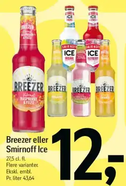 Føtex Breezer eller Smirnoff Ice tilbud