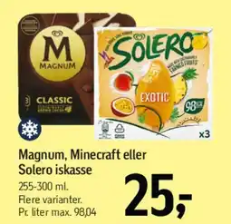 Føtex Magnum, Minecraft eller Solero is tilbud