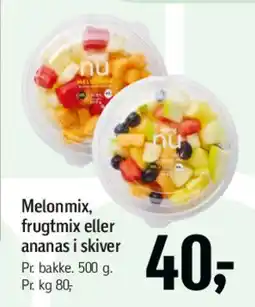 Føtex Melonmix, frugtmix eller ananas i skiver tilbud