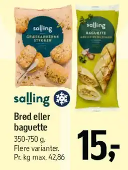 Føtex Brød eller baguette tilbud