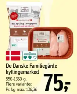 Føtex De Danske Familiegårde kyllingemarked tilbud