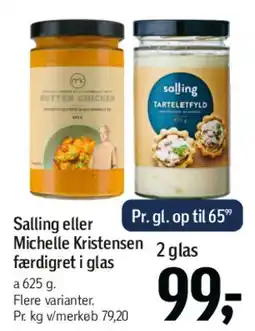 Føtex Salling eller Michelle Kristensen færdigret i glas tilbud