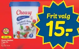 Fakta Tyskland Cheasy salatost i tern tilbud