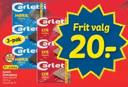Fakta Tyskland Carletti Chokopålæg 3-pak tilbud