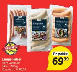 Fakta Tyskland Lampe Pølser tilbud