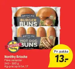 Fakta Tyskland Nordthy Brioche Burger Buns tilbud