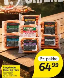 Fakta Tyskland Langelænder Pølser Big Pack tilbud