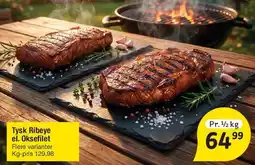 Fakta Tyskland Tysk Ribeye el. Oksefilet tilbud