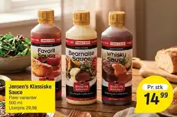 Fakta Tyskland Jensen's Klassiske Sauce tilbud