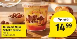 Fakta Tyskland Nussenia Nuss Schoko Creme tilbud