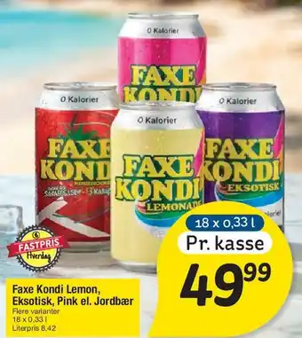 Faxe Kondi - dåser
