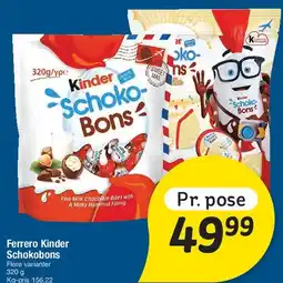 Fakta Tyskland Ferrero Kinder Schokobons tilbud