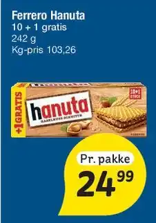 Fakta Tyskland Ferrero Hanuta tilbud