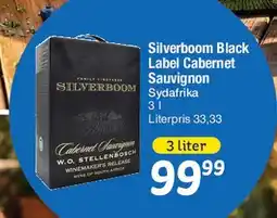 Fakta Tyskland Silverboom Black Label Cabernet Sauvignon tilbud