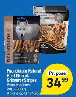 Fakta Tyskland Faunakram Natural (hundesnack) tilbud