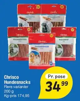 Fakta Tyskland Chrisco Hundesnacks (pose) tilbud