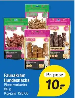 Fakta Tyskland Faunakram Hundesnacks (pose) tilbud