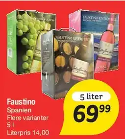 Fakta Tyskland Faustino (box wine) tilbud