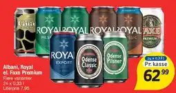 Fakta Tyskland Albani / Royal / Faxe Premium (øl) tilbud