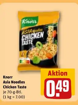 REWE DE Knorr Asia Noodles Chicken Taste tilbud