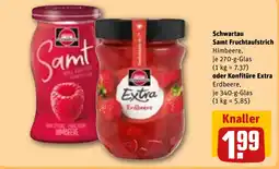 REWE DE Schwartau Samt Fruchtaufstrich oder Konfitüre Extra tilbud