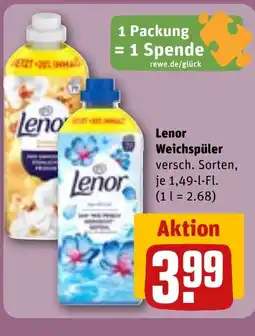 REWE DE Lenor Weichspüler tilbud
