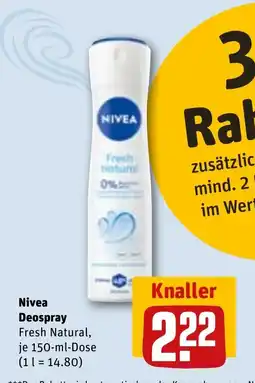REWE DE Nivea Deospray tilbud