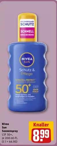 REWE DE Nivea Sun Sonnenspray tilbud