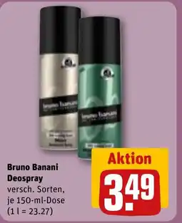 REWE DE Bruno Banani Deospray tilbud