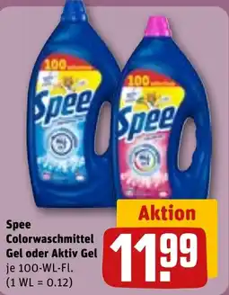 REWE DE Spee Colorwaschmittel Gel oder Aktiv Gel tilbud