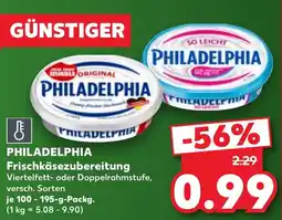 Kaufland DE PHILADELPHIA Frischkäsezubereitung tilbud