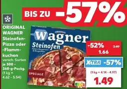 Kaufland DE ORIGINAL WAGNER Steinofen- Pizza oder -Flammkuchen tilbud