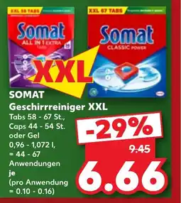 Kaufland DE SOMAT Geschirrreiniger XXL tilbud