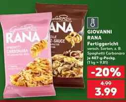 Kaufland DE GIOVANNI RANA Fertiggericht tilbud